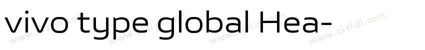 vivo type global Hea字体转换